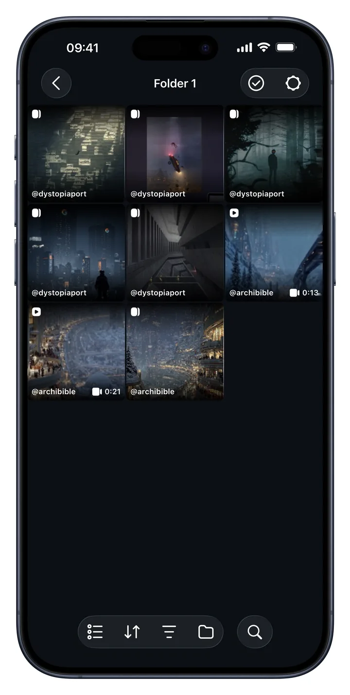 Gallery folders
